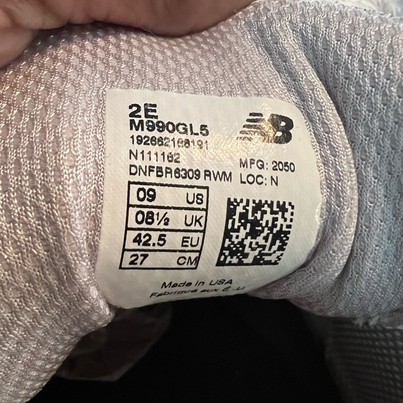 New balance 990v5 - Picture 3 of 7